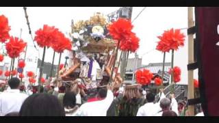 平成２１年富嶋神社　宵宮　東釜屋屋台