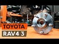 How to change front wheel bearing / front hub bearing on TOYOTA RAV 4 3 (XA30) [TUTORIAL AUTODOC]