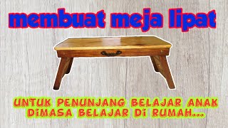 Cara membuat meja lipat. #hadeliochannel, #membuatmejalipat, #caramembuat