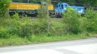 BSRM 9935 passes the old Nestle factory in New Milford