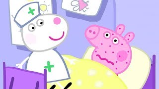 Peppa Pig in Hindi - Not Very Well - Peppa Pig Bimar Hai - हिंदी Kahaniya - Hindi Cartoons for Kids