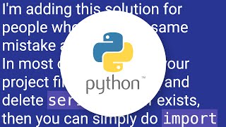 Python AttributeError: 'module' object has no attribute 'Serial'