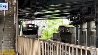 中央線 E233系0番台 H43編成 快速 東京き 入線シーン@四ツ谷駅