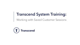 Working with Saved Customer Sessions