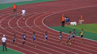 2013 秋田県高校新人陸上 男子 100m 決勝