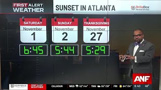 Your sunrise and sunsets are about to change!