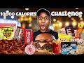 Eating 10,000 Calories In One Day Challenge!