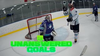 CCRHL/ERHL BEER LEAGUE HOCKEY! C-MEN VS. ANGRY DRAGONS (5 UNANSWERED GOALS!)