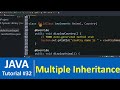 Java Tutorial #32 - Multiple Inheritance in Java Programming (Examples)