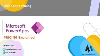 Microsoft Power Apps Pricing explained with a business organization example. Prices as on 2024.