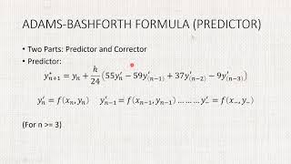 Adams-Bashforth-Moulton Method - Differential Equations