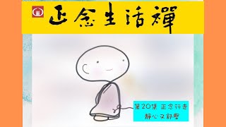 香光正念生活禪20--正念行走靜心又舒壓