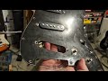 modify sss pickguard for humbucker  1995 korean squier stratocaster