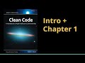 Clean code book review - 1 - intro + chapter 1
