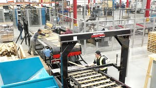 Dynamic Duo: Robotic Pallet Dismantler and Badger Sawmill Series