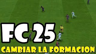 Como cambiar la FORMACION durante el Partido en EA Sports FC 25 (FIFA 25)✔️