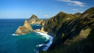 雲見崎と千貫門からの富士山