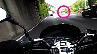 PCX・ついに撮影！覆面パトカーさんが軽660ccをスピード違反で捕獲する瞬間！～～～