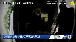 Matthew Hamilton manslaughter trial resumes in Guilford County, Greensboro police testify