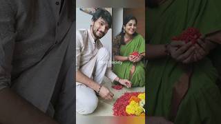 💚 Gautham Karthik With Manjima Mohan Onam Celebrations 💚 #tamilsociety #trending #marriage #wedding