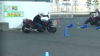 第７４４回　へなちょこライダー走行会　たけｄａさん　８の字練習