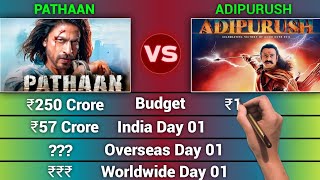 Adipurush vs Pathaan Box Office Collection Day 1, Adipurush 1st Day Worldwide Collection
