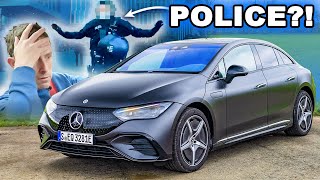 My Mercedes EQE review... triggers German police!