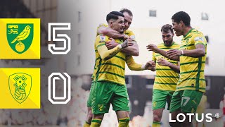 SCREAMERS FROM SARA AND SAINZ!! ☄️ | HIGHLIGHTS | Norwich City 5-0 Rotherham United