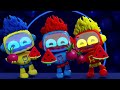 yummy fruits and vegetables with robots d billions kids songs