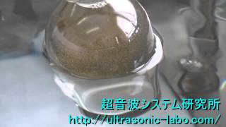 超音波実験　Ultrasonic experiment　no.８３６