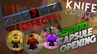 Roblox Knife Capsules August 2019 Codes - codes for knife capsules in roblox
