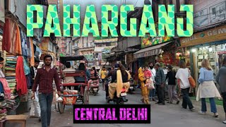 Evening Walking Tour in busy market of Paharganj, Central Delhi. @newdelhibharat