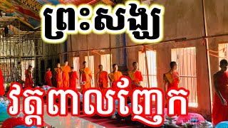 ព្រះសង្ឃនិមន្តឡើងឆាន់ចង្ហាន់ត្រង់|Peal Nhek Monastrey | Han Soknoeurm Official