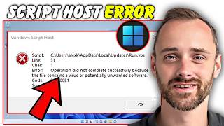 Startup Error? Fix Windows Script Host VBScript Error (2026)