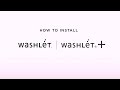 How to Install a TOTO WASHLET and WASHLET+