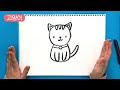 고양이 그리기 진짜 진짜 쉬운 그림 그리기 동물 그리기 how to draw a cat