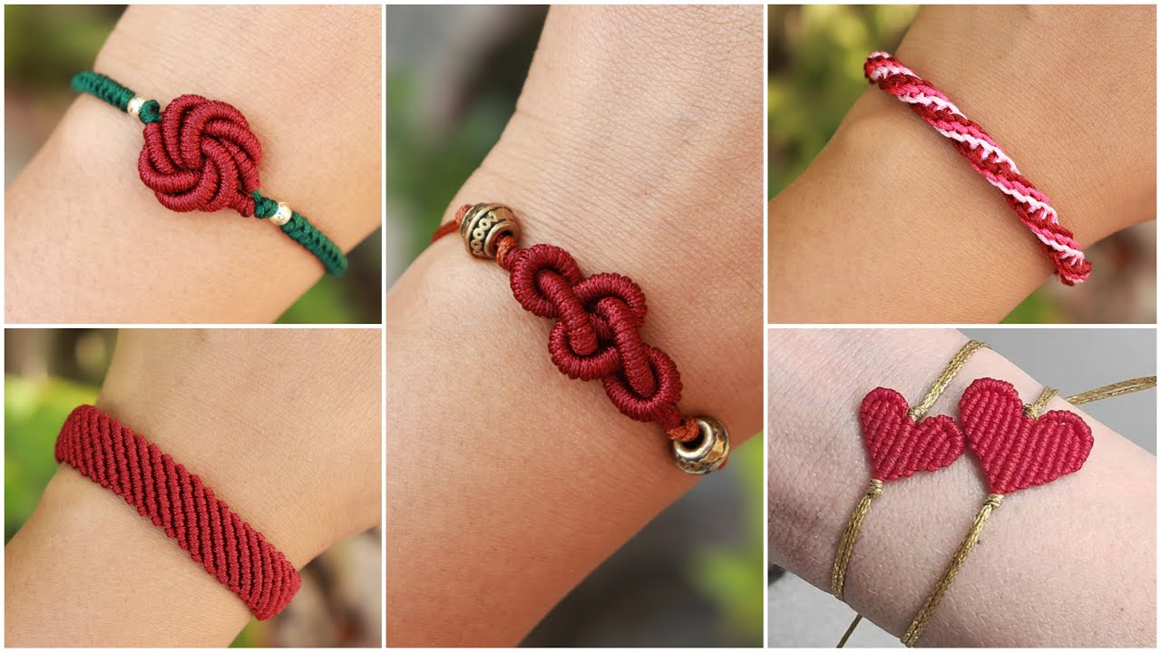 5 Bracelet Ideas How To Make Bracelets Diy Thread Bracelet
