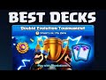 Best Decks for Double Evolution Tournament in Clash Royale!