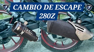 Cambio de escape a ITALIKA 280Z || aun se puede poner el original || ITALIKA 280Z 2025