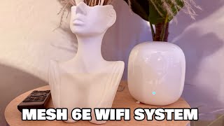 Google Nest WiFi Pro - 6E - Reliable Home Mesh Wi-Fi System