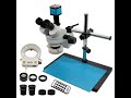 Installation Guide For 3.5X-90X Trinocular Microscope 38MP Camera With Display