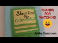 how to make a easy flip chart for structure of chloroplast