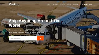 Free Transportation Website Template With Source Code || Source Coder || HTML CSS Projects