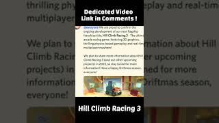 Hill Climb Racing 3 is Coming !!! 😍😍 #Shorts #GoodOldGames