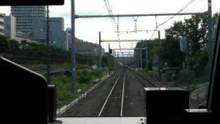 ＪＲ中央線・前面展望【国分寺駅～西国分寺駅】Train front view