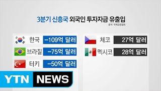 한국, 신흥국 중 자금 유출 최상위권 / YTN