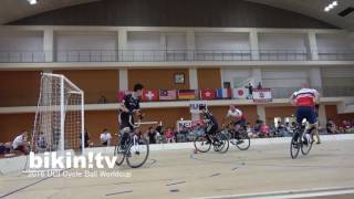 2016 UCI WORLD CUP Cycle Ball OSAKA Semifinal1サイクルサッカーワールドカップ大阪大会　準決勝1組