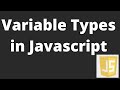 🔥 Beginners Guide with JAVASCRIPT Essentials!-  Variable Types #learnjavascriptforbeginners