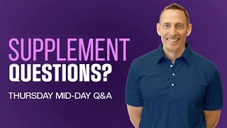 Your Supplement Questions Answered! - PDOB LIVE Thursday Q\u0026A