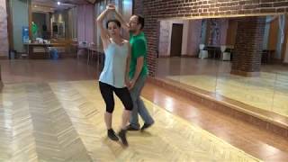 Salsa casino (cuban salsa) intermediate combination (with counting)